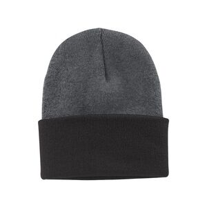 NWOT Grey and Black Unisex Beanie